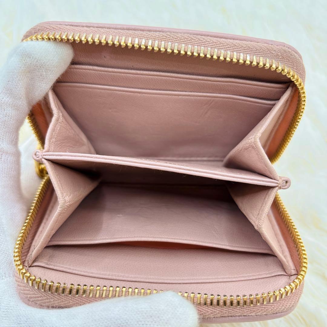 美品✨ミュウミュウ ケース ナッパインプントゥーレ マテラッセ ピンク