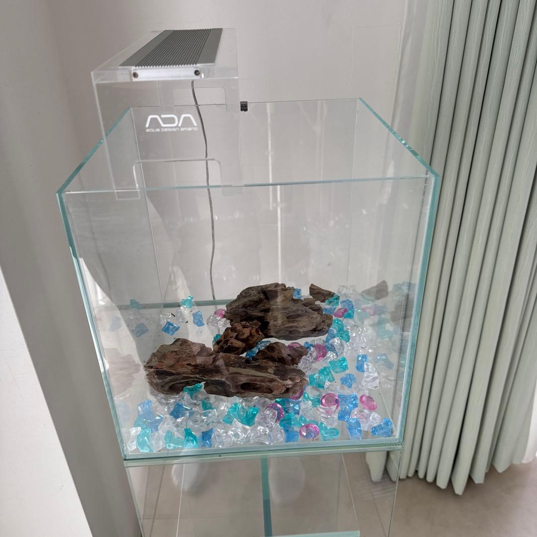 ADA30㎝ガラスキューブガーデン　キャビネット　アクアスカイ　付属品セット