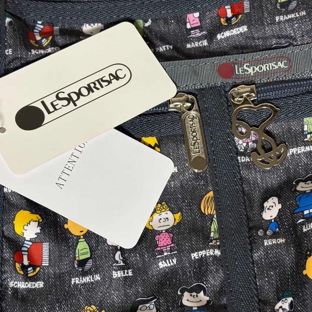 レスポートサック　スモールエブリデイバッグ　ピーナッツオールスター　デニム調