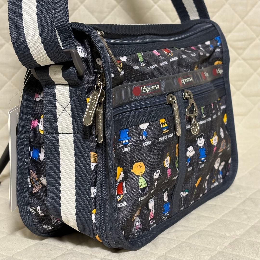 レスポートサック　スモールエブリデイバッグ　ピーナッツオールスター　デニム調