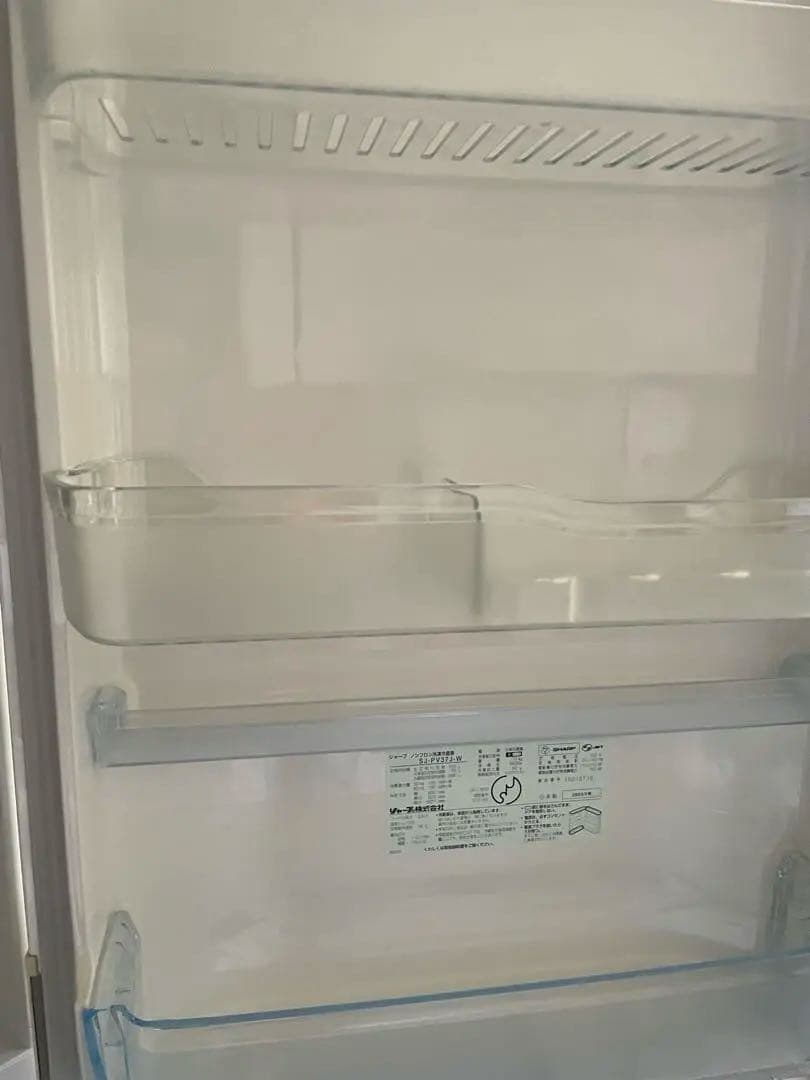 《美品》SHARP SJ-PV37J-W 冷蔵庫 370L