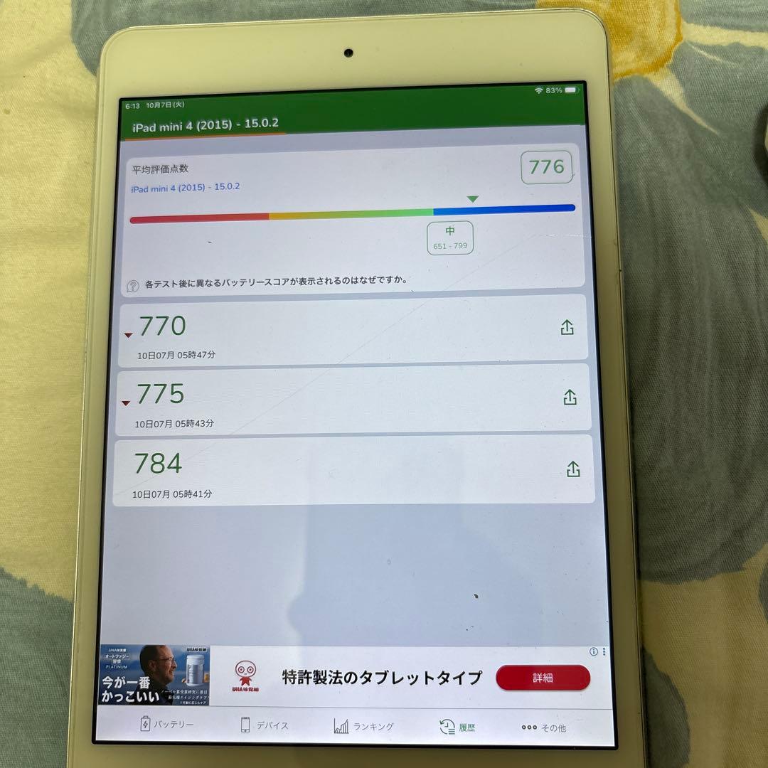 iPad本体 Apple iPadmini4 64GB