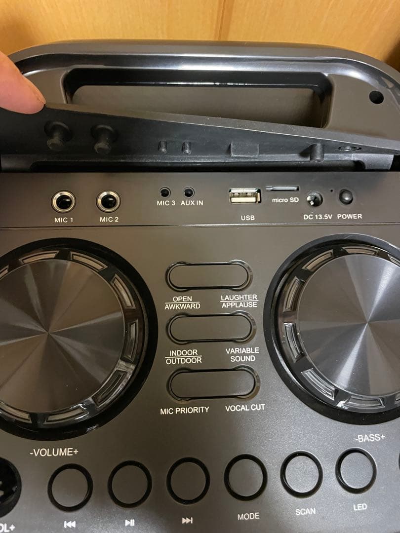 新品！出品の為開封！GRV-PS70WA-BK パーティースピーカー