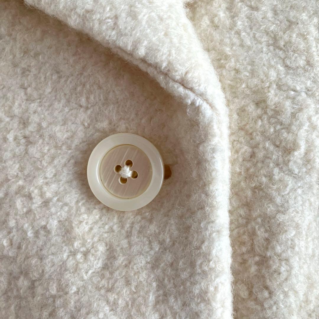 美品✨【GANNI】 ガニー FENN オーバーサイズ コート アイボリー