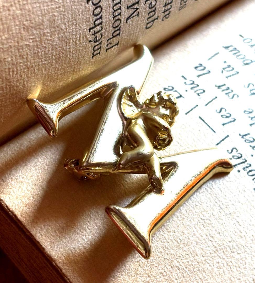 ★専用★3348ヴィンテージ☆L.Razza/M イニシャルブローチ他3点