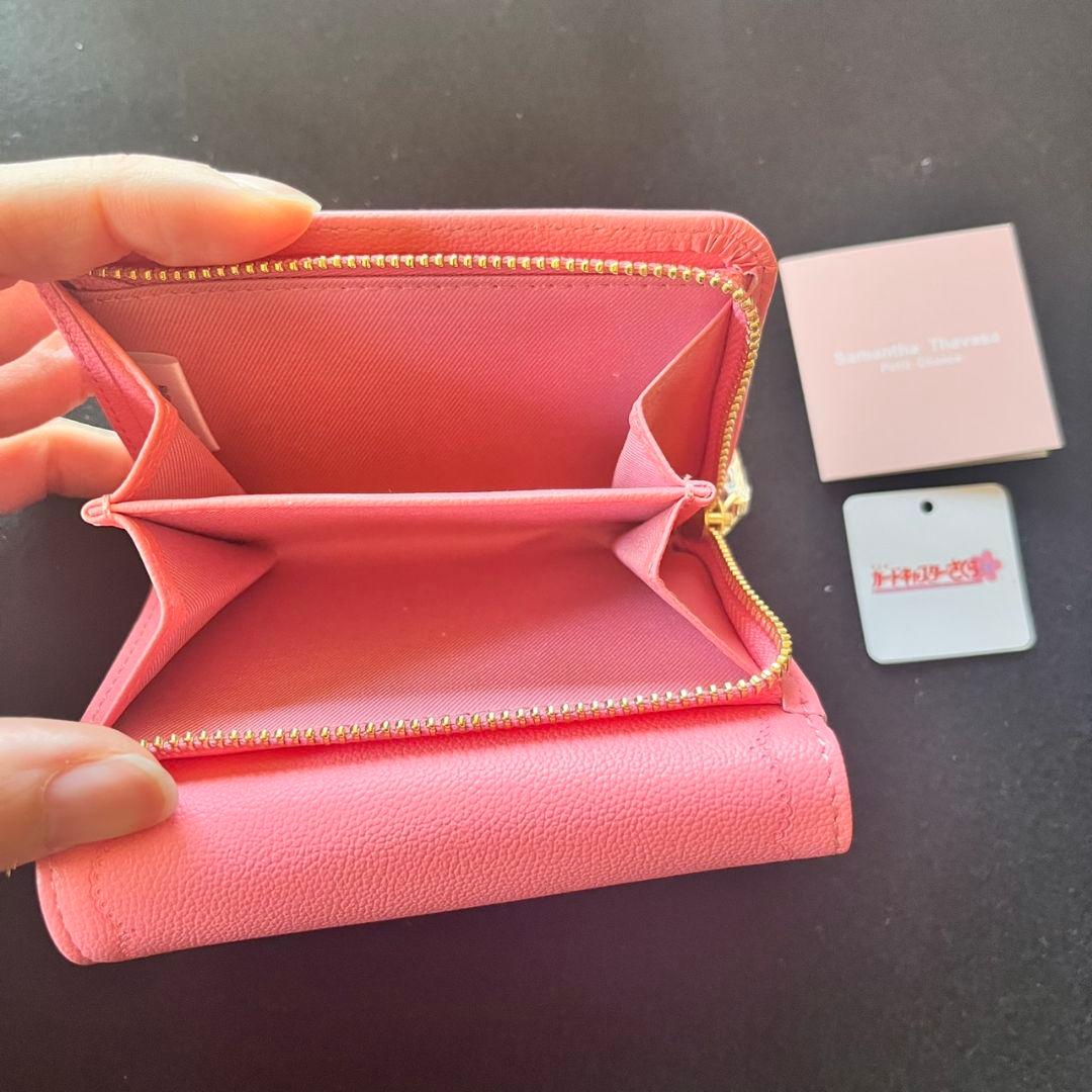 サマンサタバサ 二つ折り財布 ピンク 限定コラボ品
