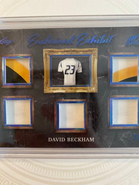 Leaf デイビッドベッカム　ジャージメモラビリア　限定１２枚