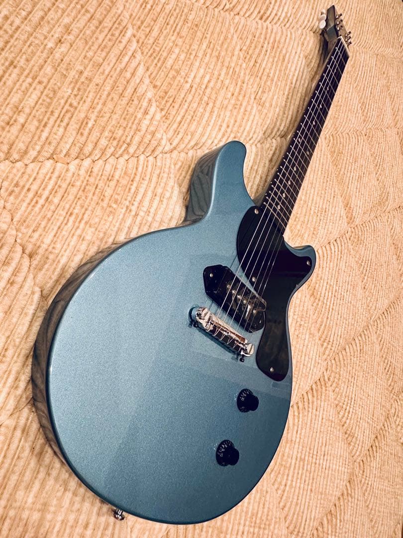 【送料込み】レスポールジュニアタイプPelham Blue ぼっちざろっく!