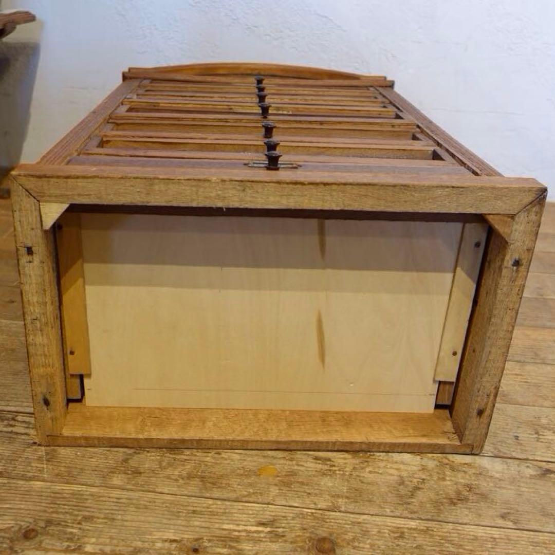 昭和レトロ 店舗什器 ショーケース 木製 古家具