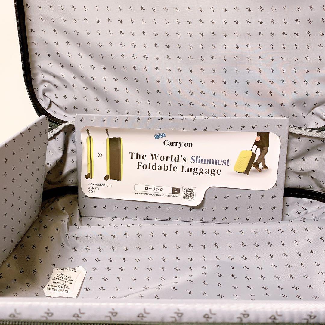 新品未使用　Rollink キャリーカート グレー