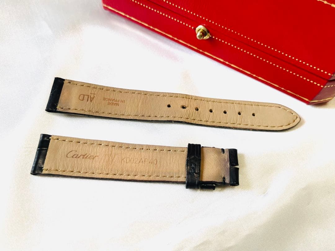 ☆美品☆ カルティエ 純正 クロコストラップ 16mm