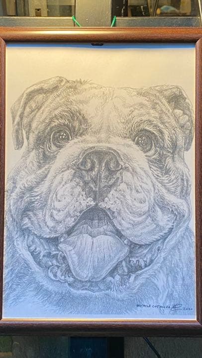 「鉛筆画アート　商品名　ドッグ　　新品未使用