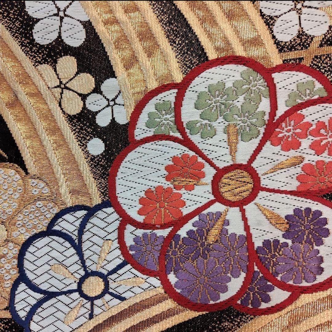 最終価格☆振袖フルセット(6点)・古典柄・金彩加工・舞鶴・胴裏正絹・正絹