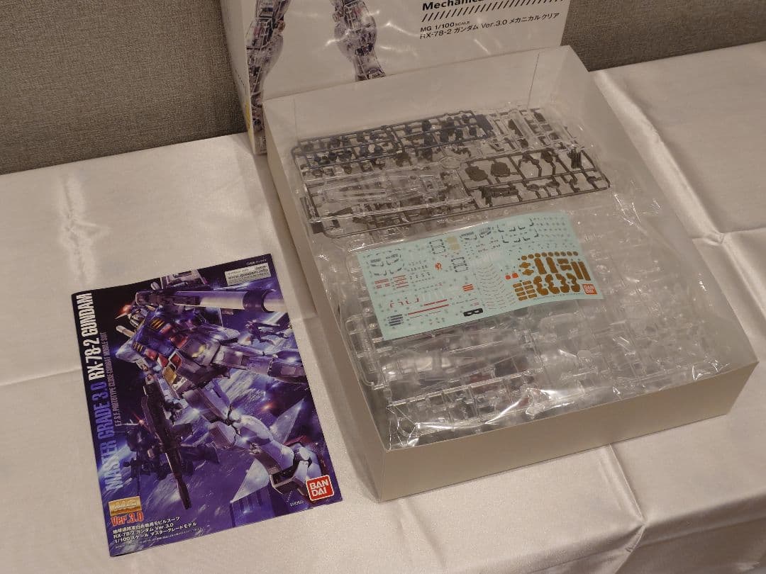 MG 1/100 ガンダム Ver.3.0 メカニカルクリア