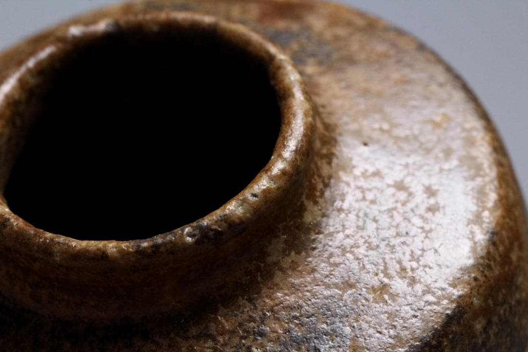 曹東憲　茶入　共箱　茶入れ　古美術品　骨董品　【正一古美術】