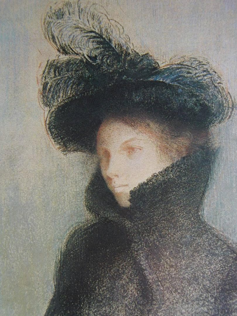 オディロン・ルドン、【マリー・ボトキン：アストラカンのコート】