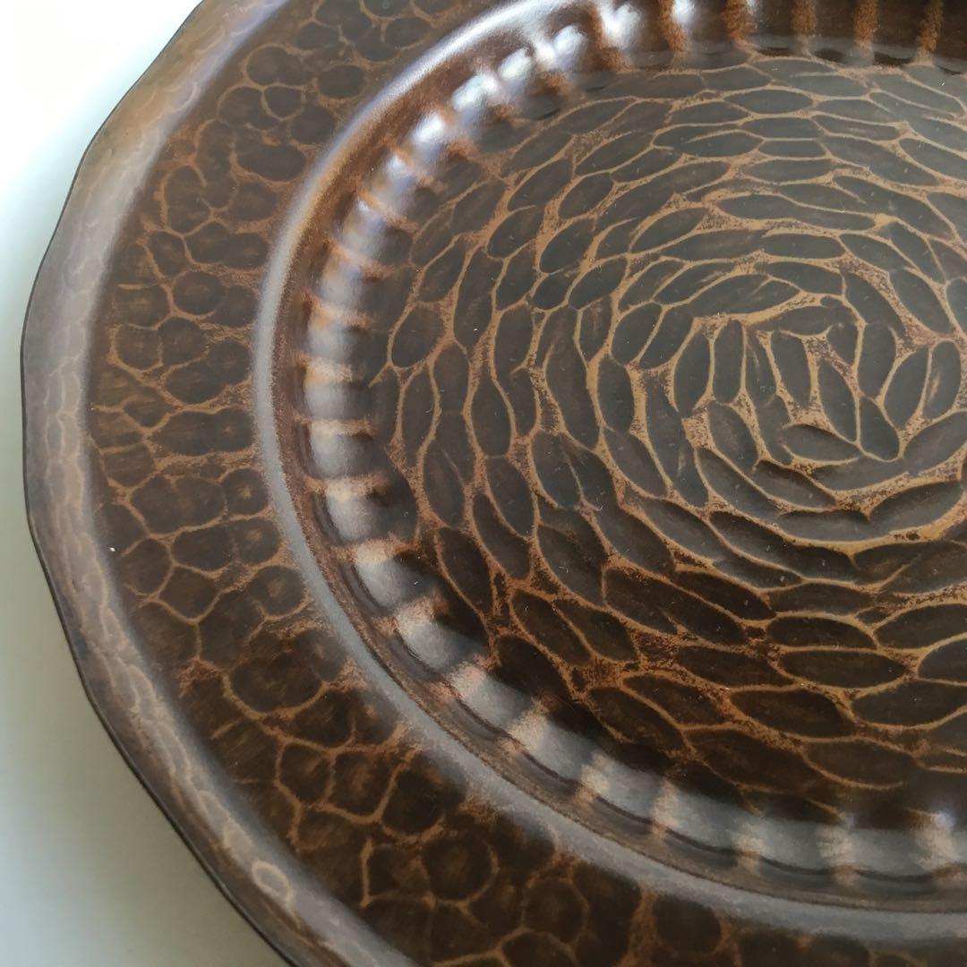 青海盆　菓子盆　供箱　茶道具　菓子皿　金僲堂造