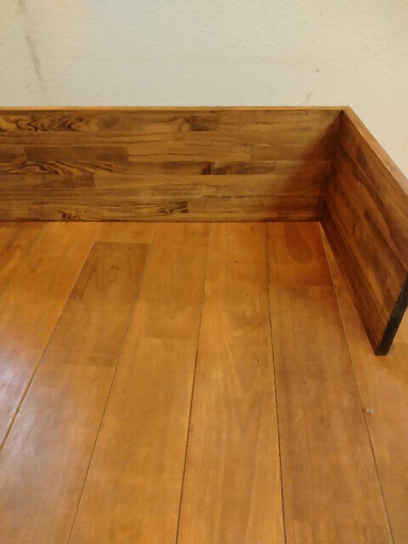 木製　ハンドメイド　オーダー　コの字　サイドテーブル　テレビ台　水槽台