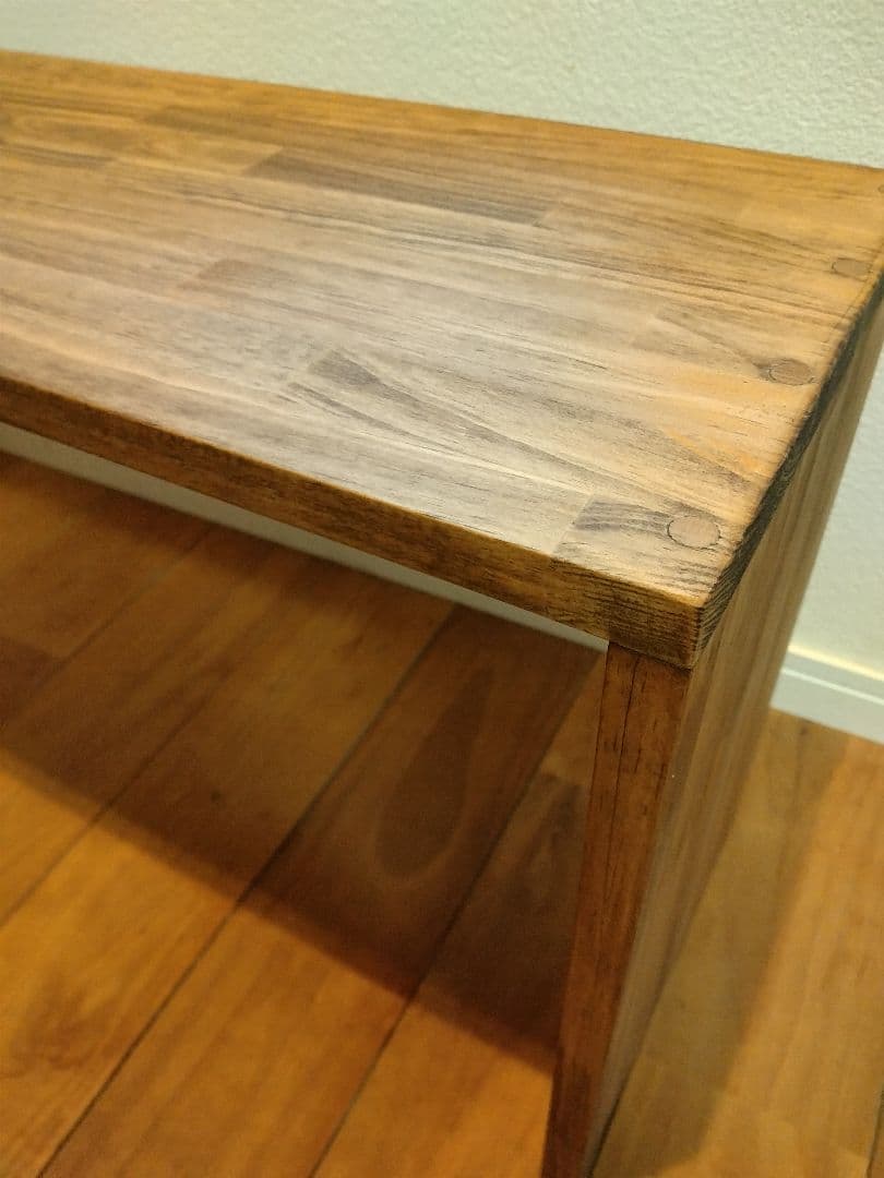 木製　ハンドメイド　オーダー　コの字　サイドテーブル　テレビ台　水槽台