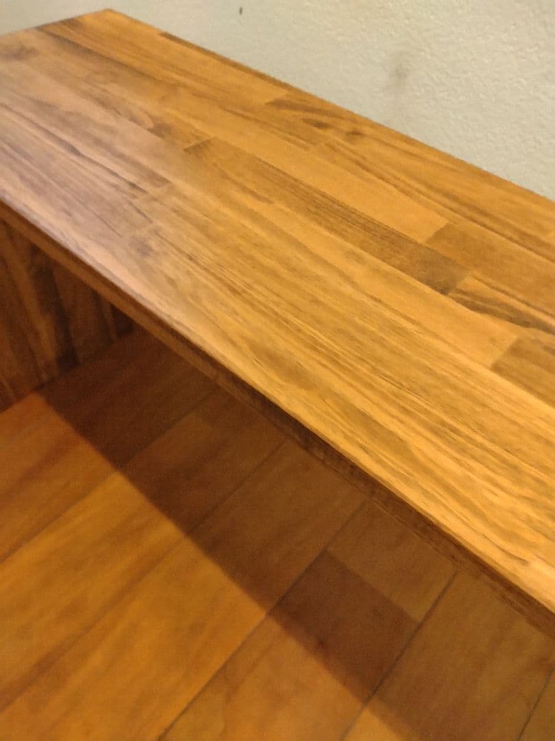 木製　ハンドメイド　オーダー　コの字　サイドテーブル　テレビ台　水槽台