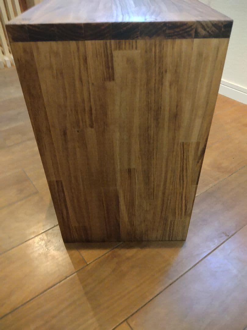 木製　ハンドメイド　オーダー　コの字　サイドテーブル　テレビ台　水槽台