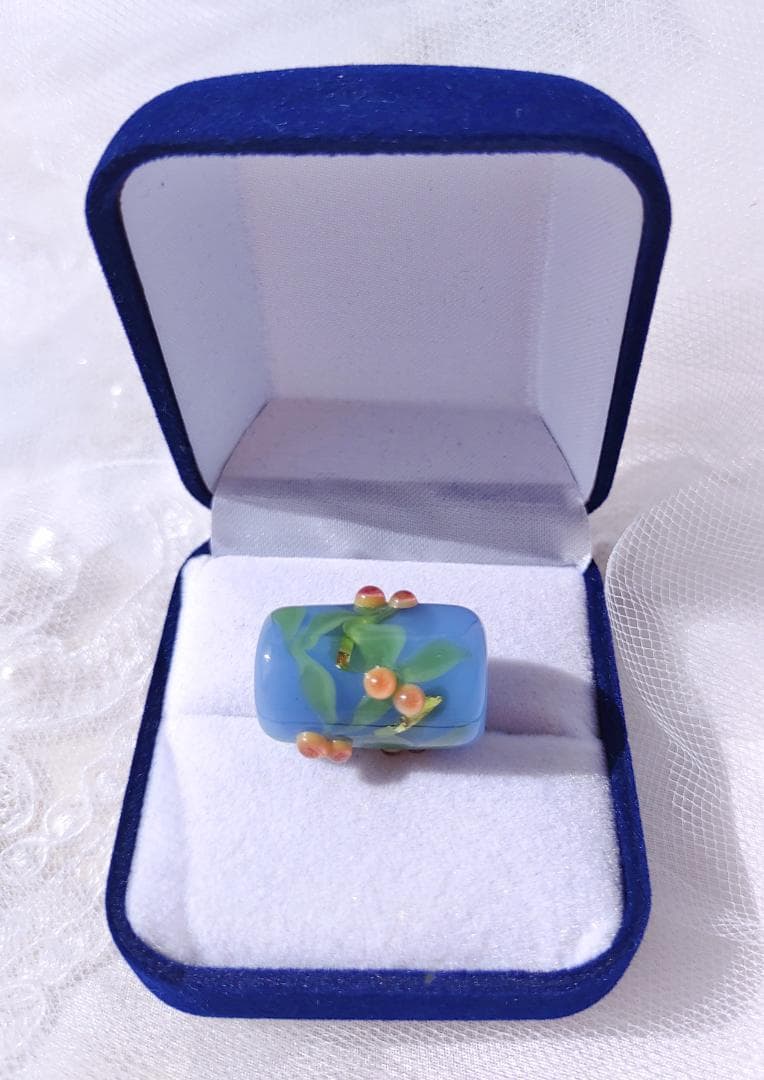 吉田正子トンボ玉（捌）　ガラス玉に込めた日本画　和のこころ　癒しの伝統美術