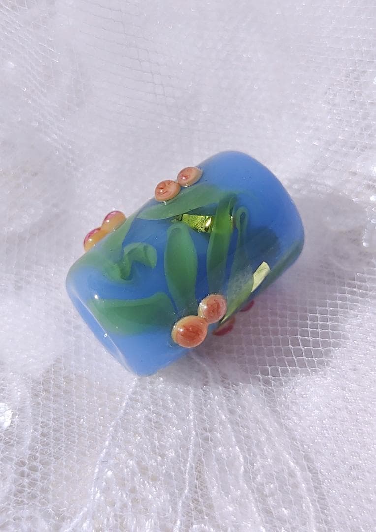 吉田正子トンボ玉（捌）　ガラス玉に込めた日本画　和のこころ　癒しの伝統美術