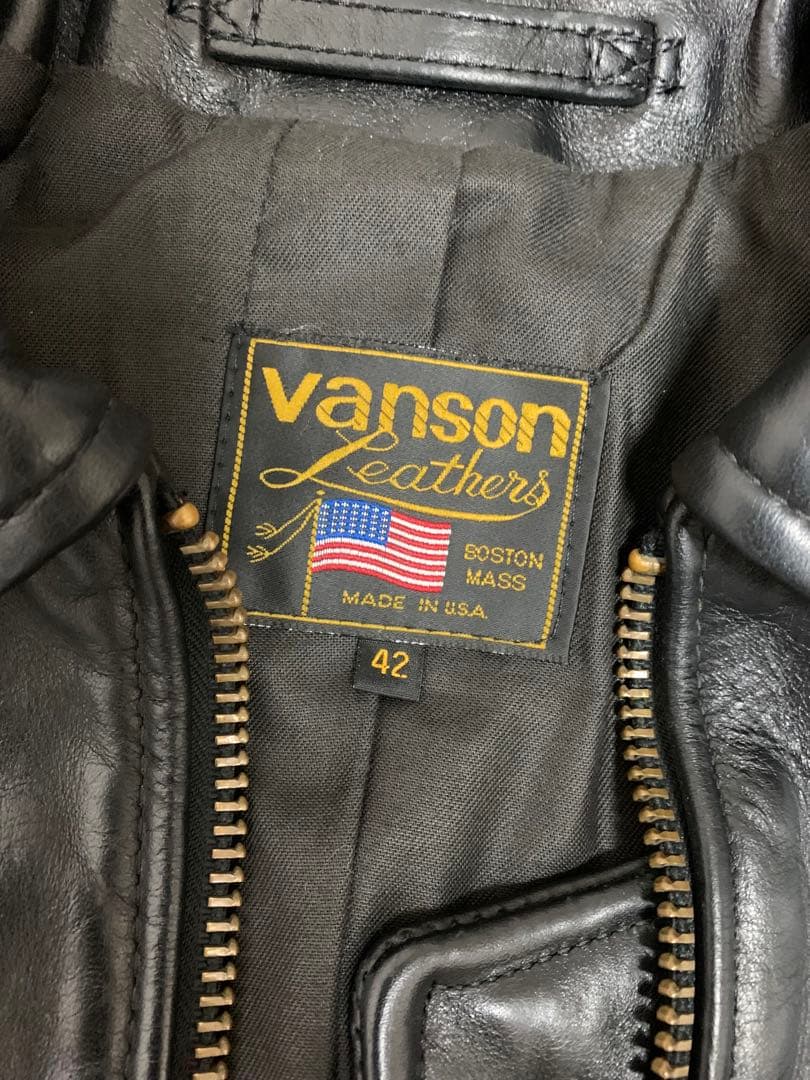 VANSON ENF シングルライダース 42