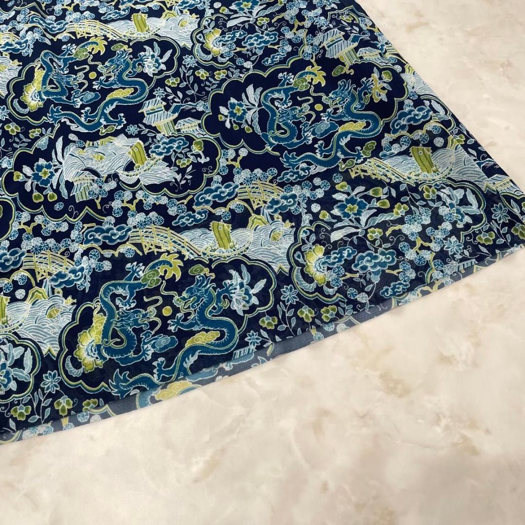 ヴィヴィアンタム パワーネット　ワイドパンツ ドラゴン柄 龍 Lサイズ 40