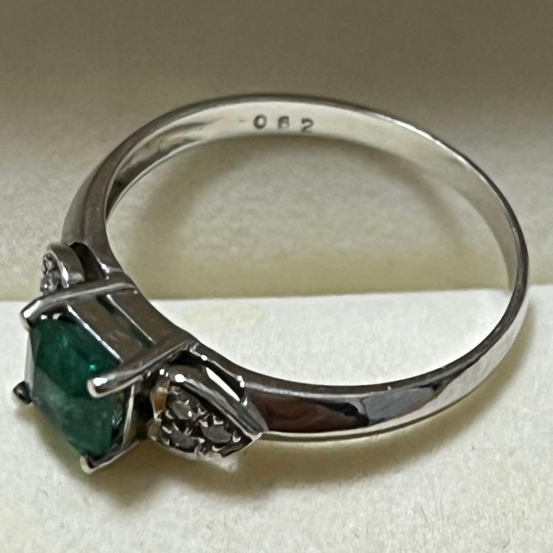 0.62ctエメラルドダイヤモンドリング