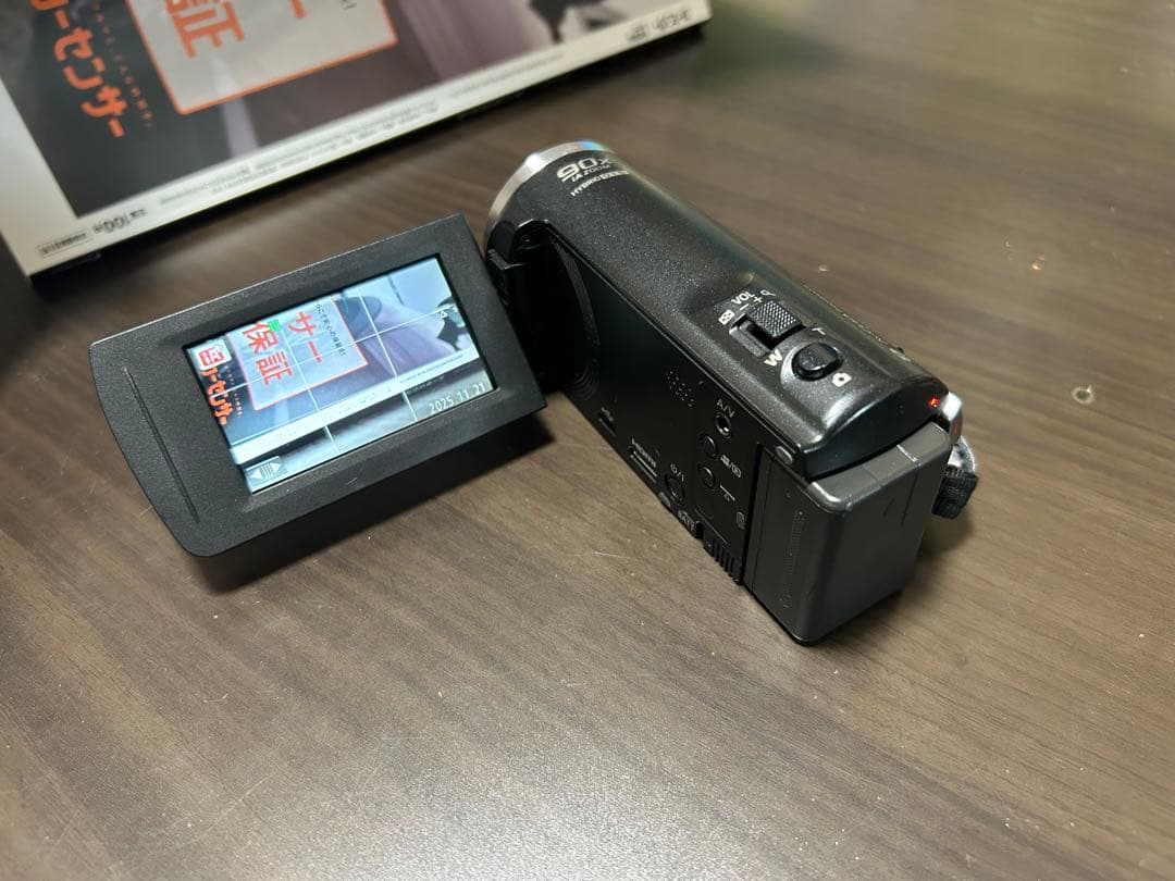 Panasonic　HC-V480MS　ビデオカメラ 充電ケーブル付き