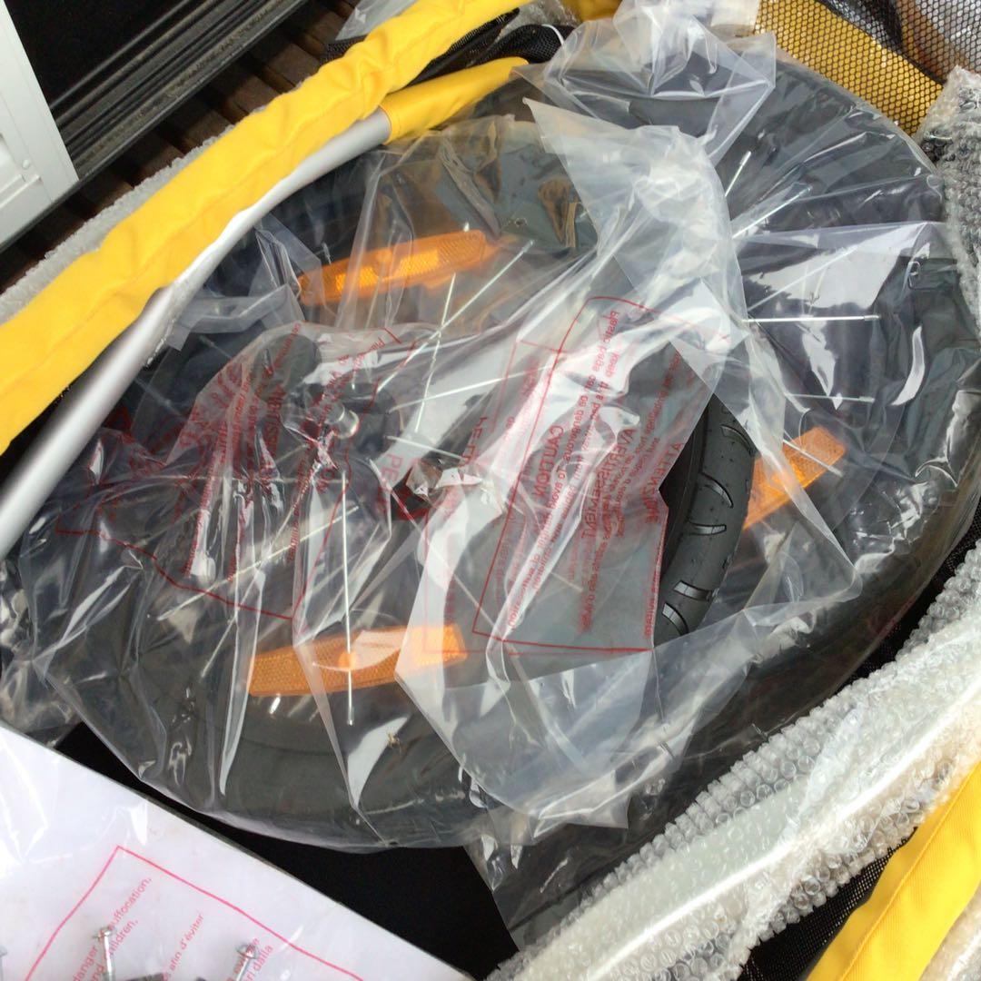 BURLEY ペットカート 自転車　専用　イエロー/ブラック