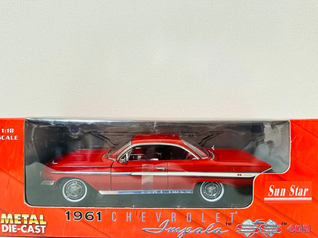 サンスター/’61 Chevyシボレー Impalaインパラ SS 1/18