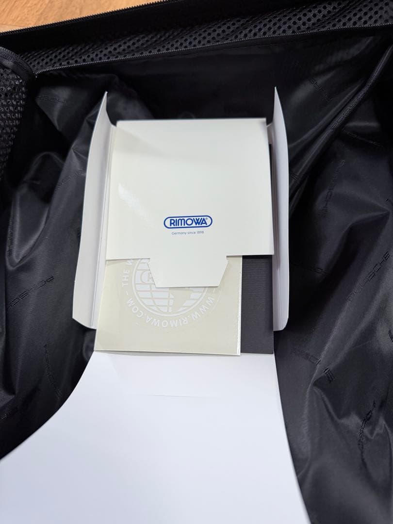 Porsche RimowAブラック キャリーケース TSAロック付き