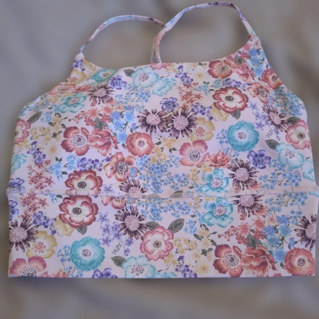 新品☆スカーラ☆エンブロイダリーブラトップ　L