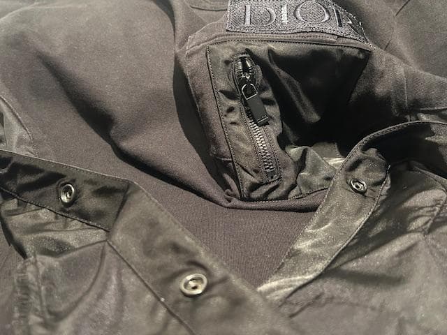 ♪送料無料★DIOR × sacai★名作コラボ★Tシャツ★異素材構築★黒★S♪