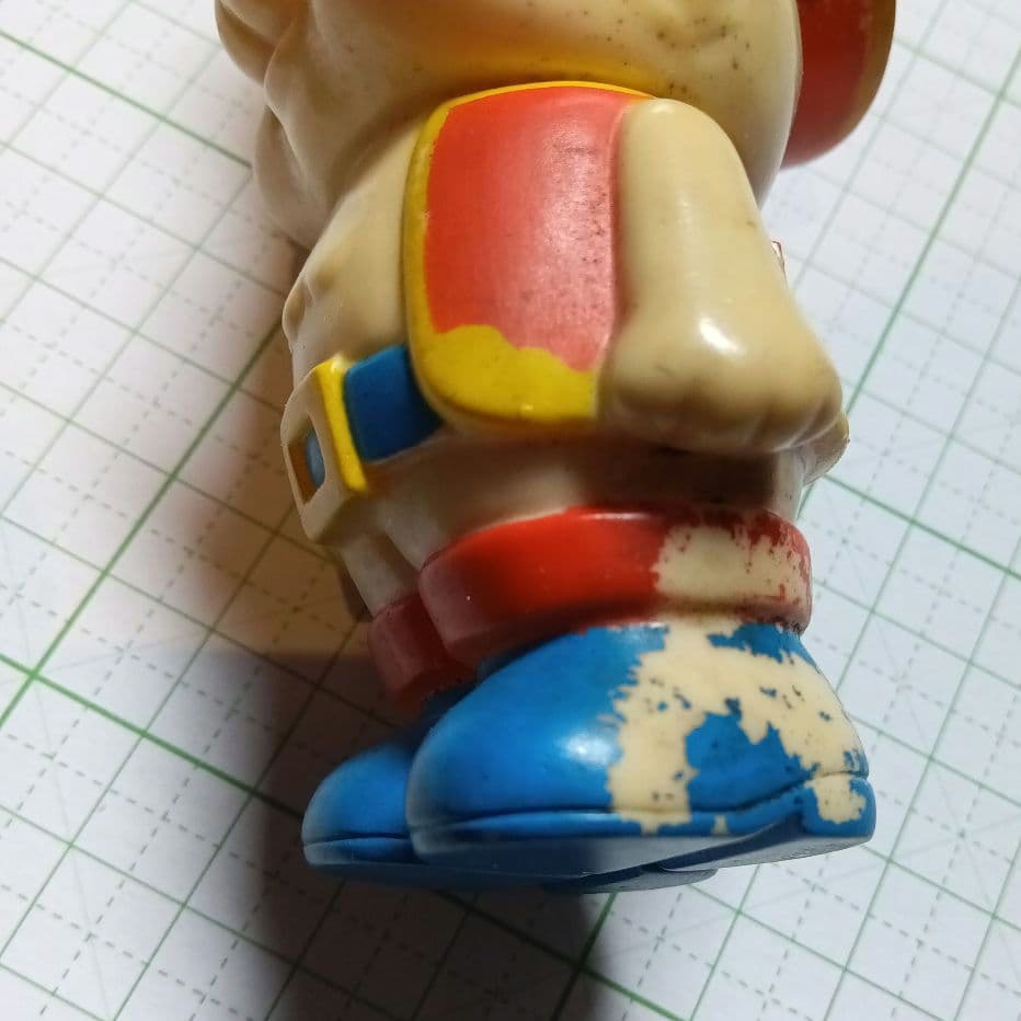 長靴をはいた猫　ソフトビニール人形　貯金箱　昭和レトロ　ソフビ