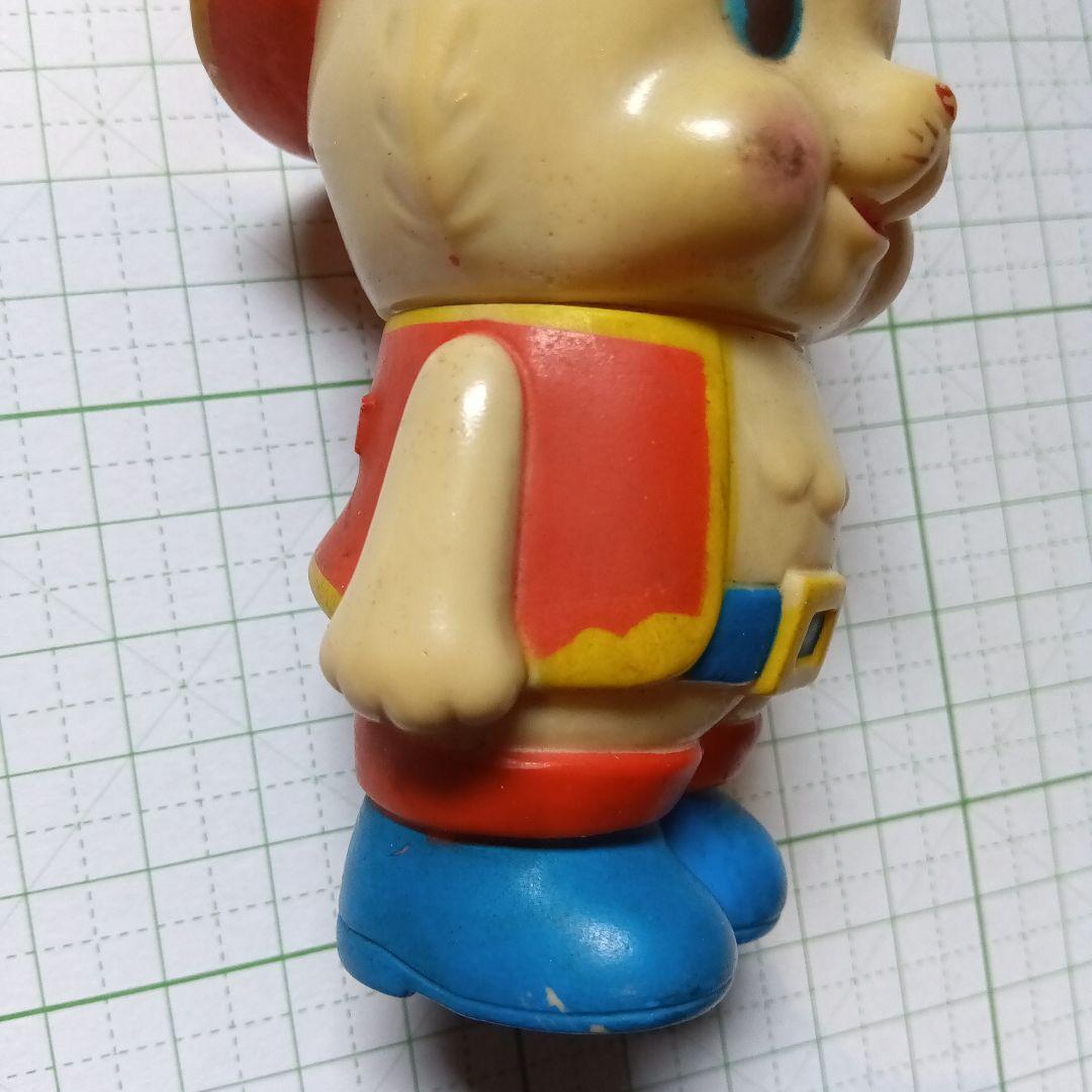 長靴をはいた猫　ソフトビニール人形　貯金箱　昭和レトロ　ソフビ