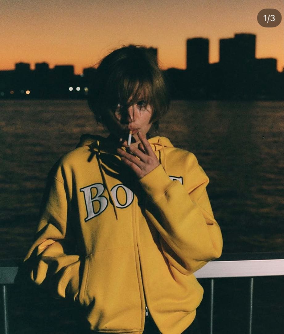 トップス bott OG Logo Zip Hoodie - Yellow