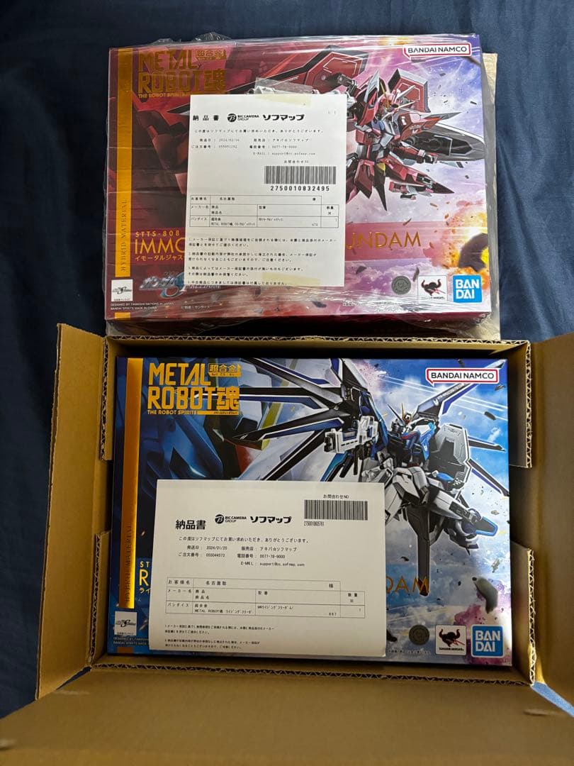 メタル ロボット魂 ライジングフリーダム + イモータルジャスティス新品未開封