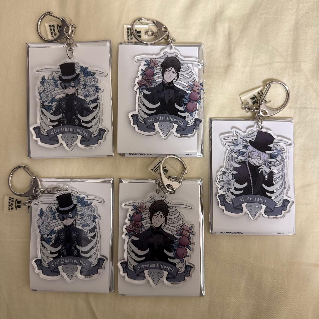黒執事展 BLACK LABEL アクリルキーホルダー シエル　セバスチャン