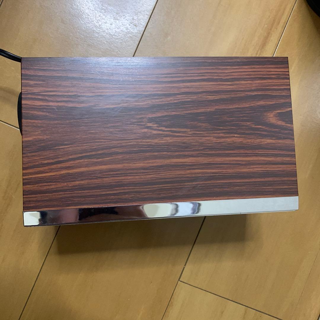 セイコーデジタルクロック　置時計　DL410B　目覚まし時計　木目調　昭和レトロ