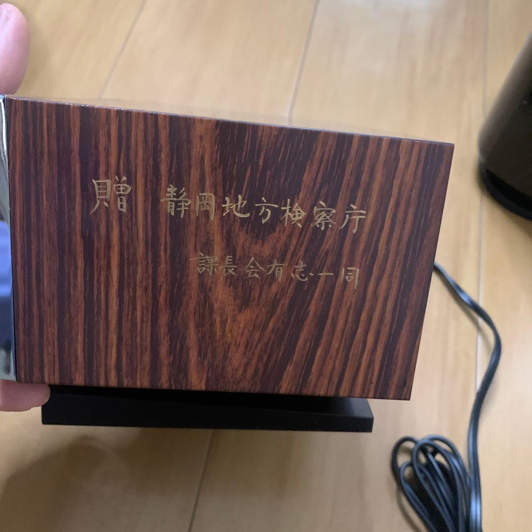 セイコーデジタルクロック　置時計　DL410B　目覚まし時計　木目調　昭和レトロ