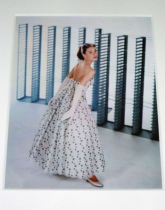 写真 オードリー ヘプバーン 額縁入り 映画パリの恋人