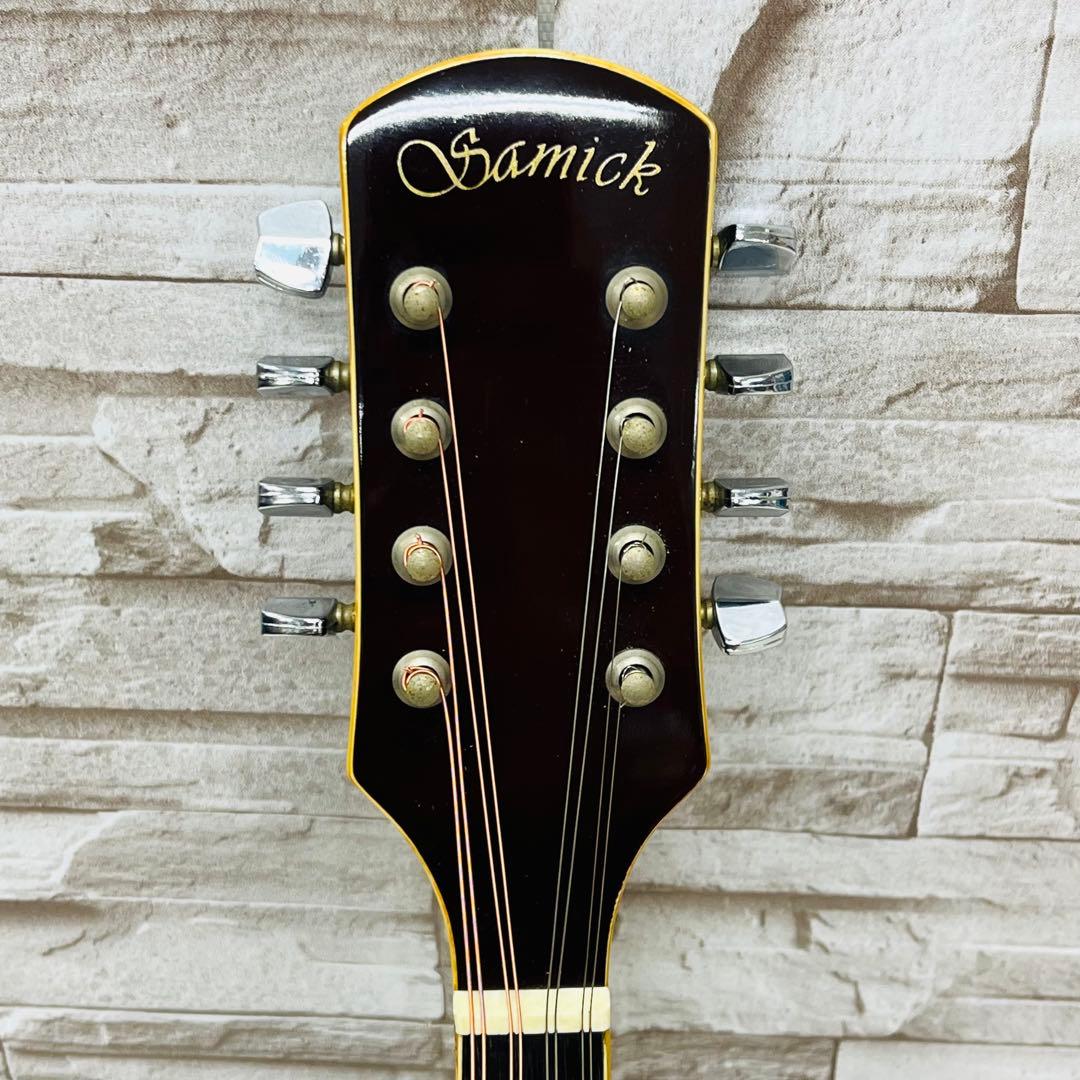 Samick サミック PU搭載 エレキフラットマンドリン