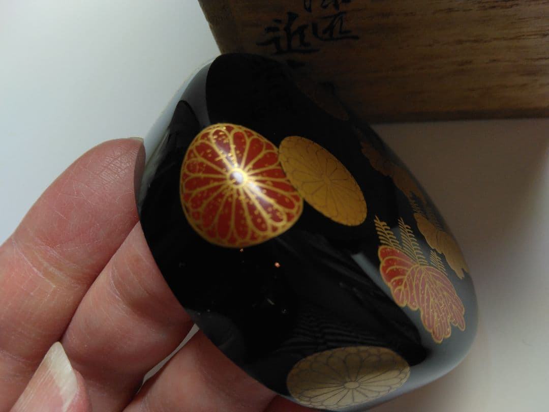 眞作 希少品◆川端近左 高台寺蒔絵 棗◆塗師 漆芸