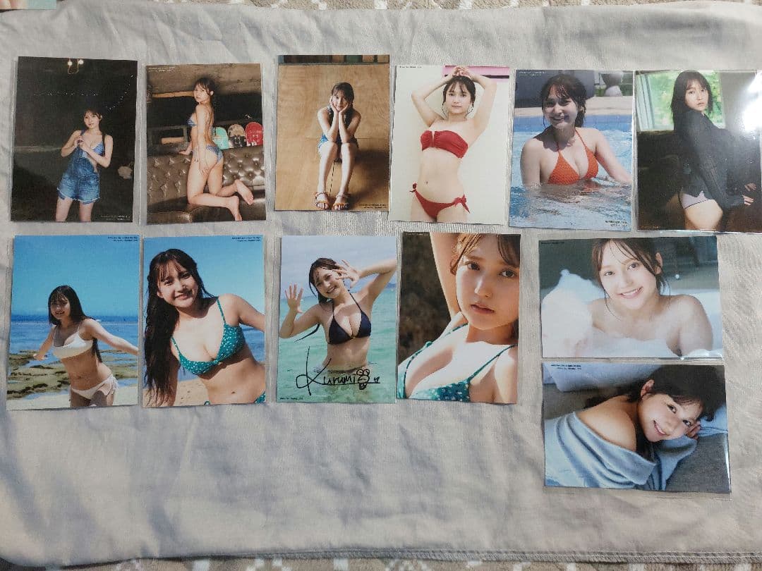 鈴木くるみ 写真集 夢の重さ 特典生写真（12枚)とポストカード(4枚) まとめ