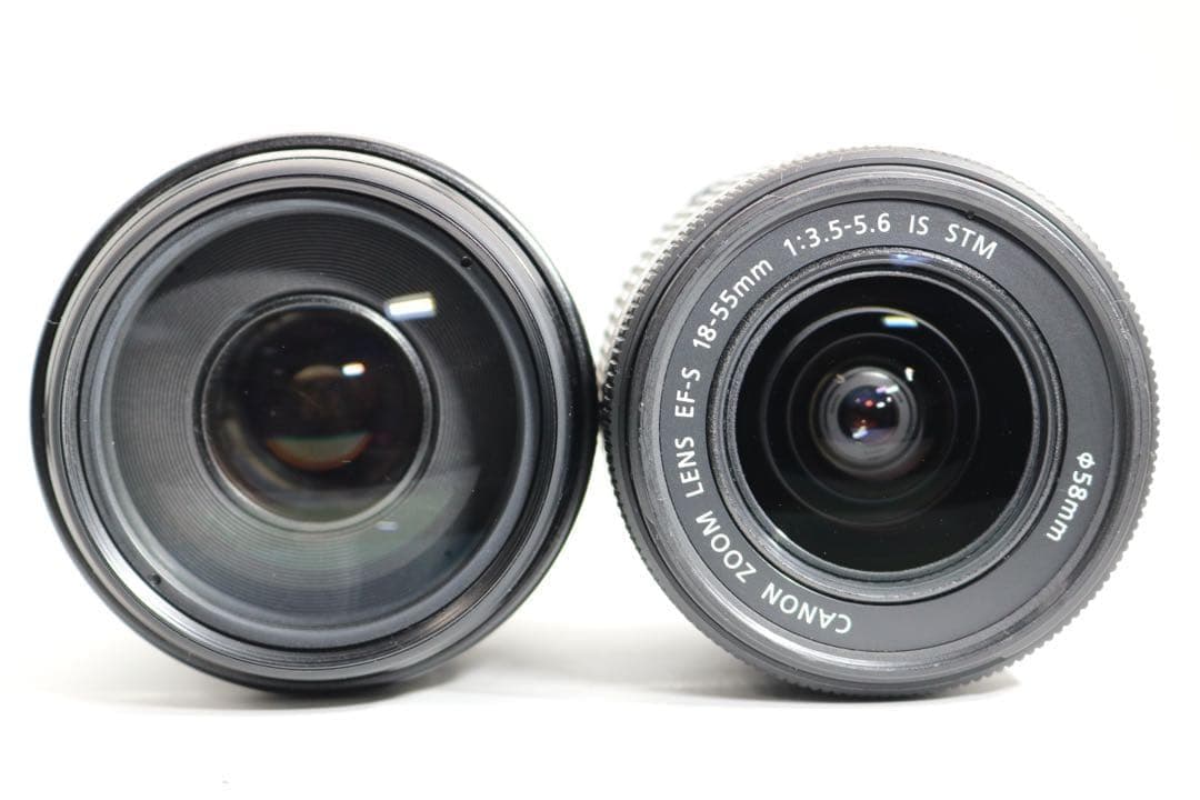 超美品 【Canon EOS Kiss X8i ダブルレンズセット】 安心保証◎