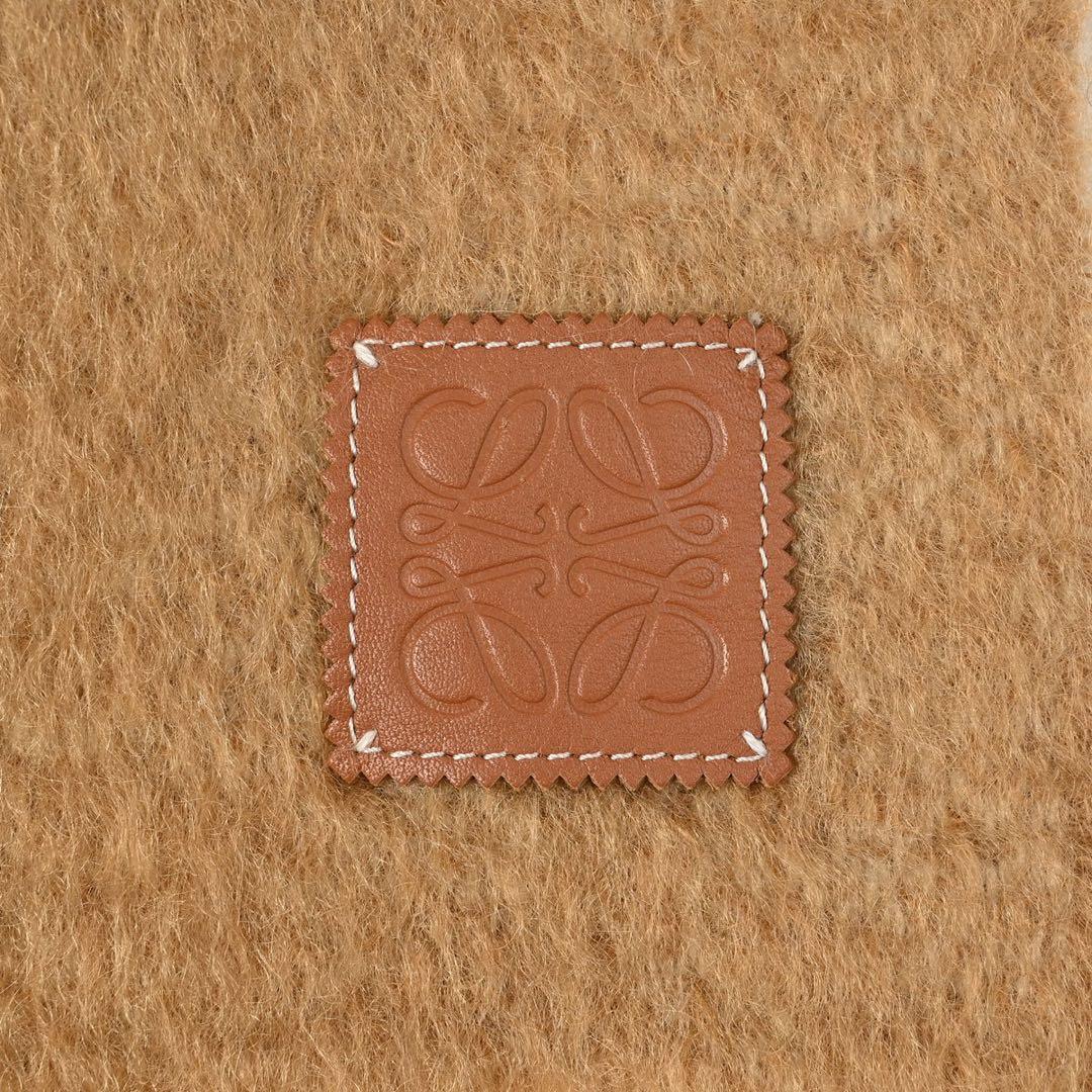 美品　ロエベ スカーフ loewe ウールモヘア　マフラー　モヘアマフラー