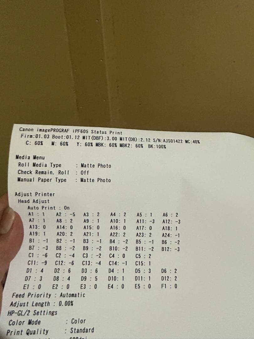Canon 大判プリンター iPF605L